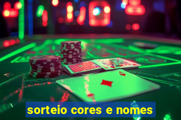 sorteio cores e nomes