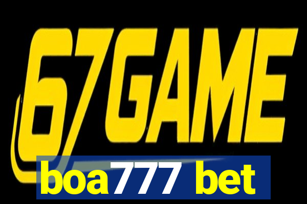 boa777 bet