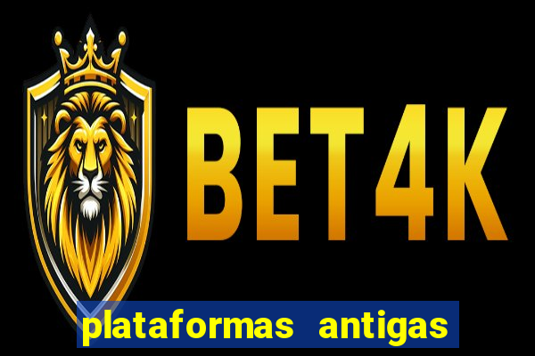 plataformas antigas de jogos