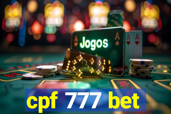 cpf 777 bet