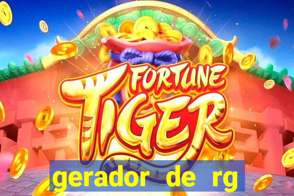 gerador de rg frente e verso