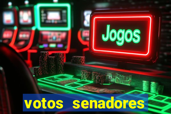 votos senadores impeachment alexandre de moraes