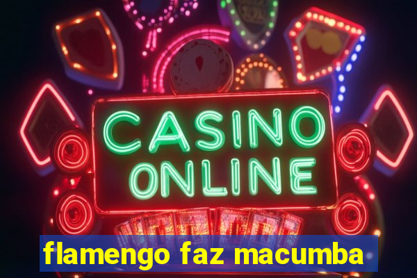 flamengo faz macumba