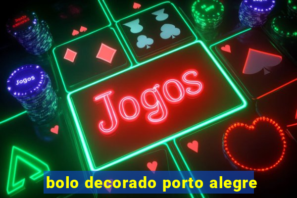 bolo decorado porto alegre