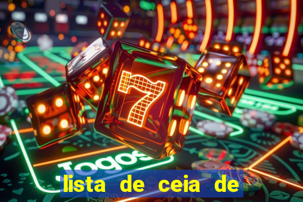 lista de ceia de natal para 20 pessoas