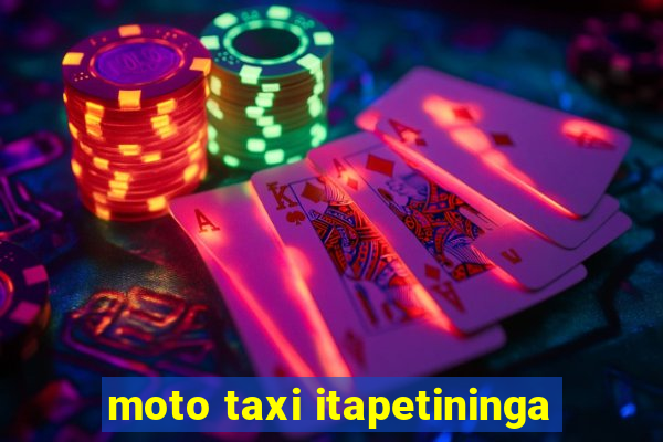 moto taxi itapetininga