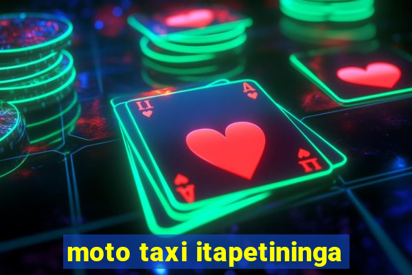 moto taxi itapetininga