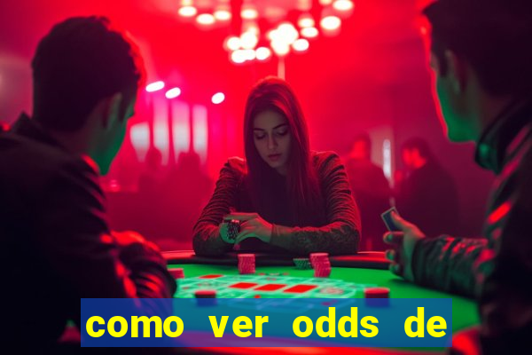 como ver odds de jogos passados