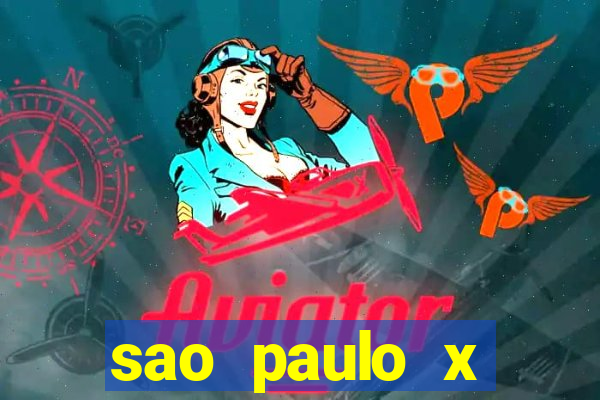 sao paulo x botafogo palpite