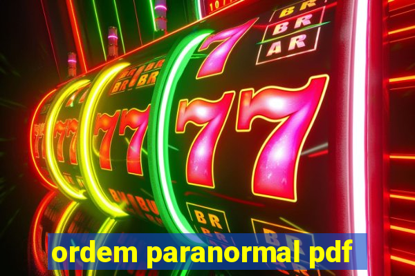 ordem paranormal pdf