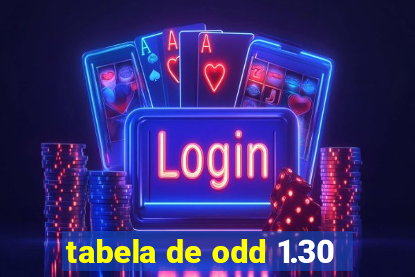 tabela de odd 1.30