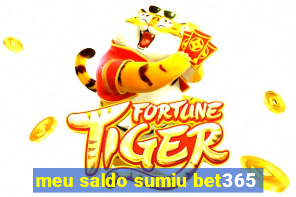meu saldo sumiu bet365