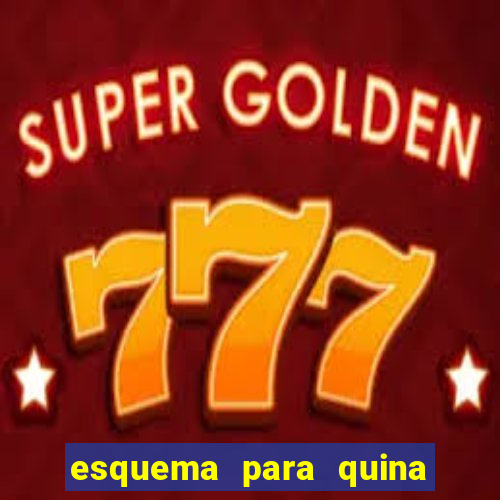 esquema para quina com 20 dezenas