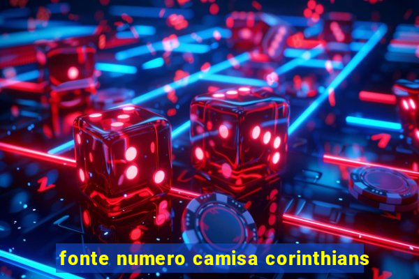 fonte numero camisa corinthians