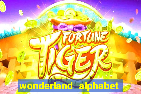 wonderland alphabet comic studio