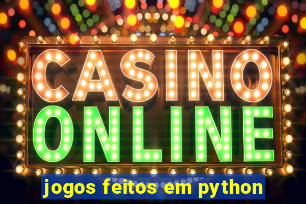 jogos feitos em python
