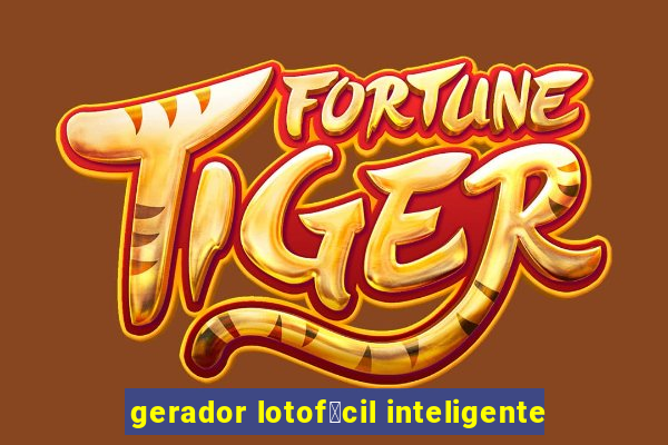 gerador lotof谩cil inteligente