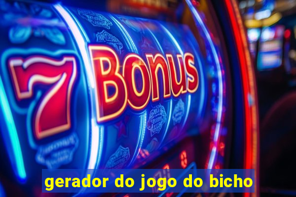 gerador do jogo do bicho