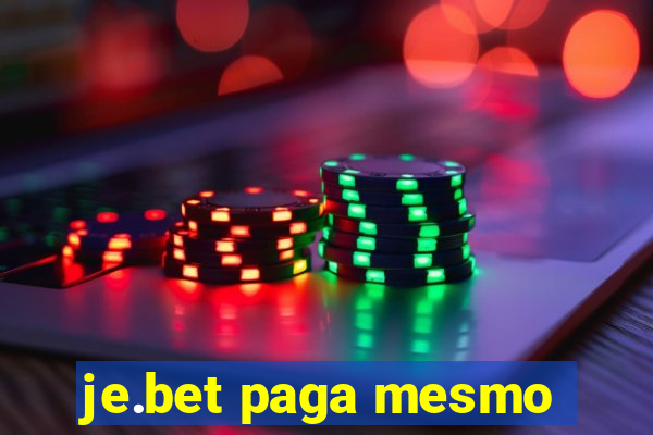 je.bet paga mesmo