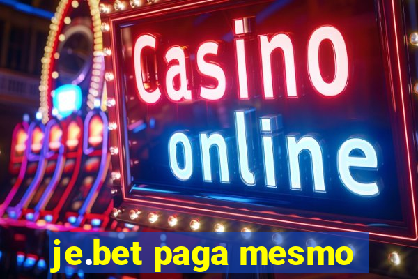 je.bet paga mesmo