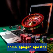 como apagar apostas no app da caixa