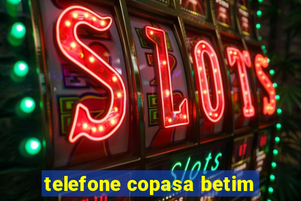 telefone copasa betim