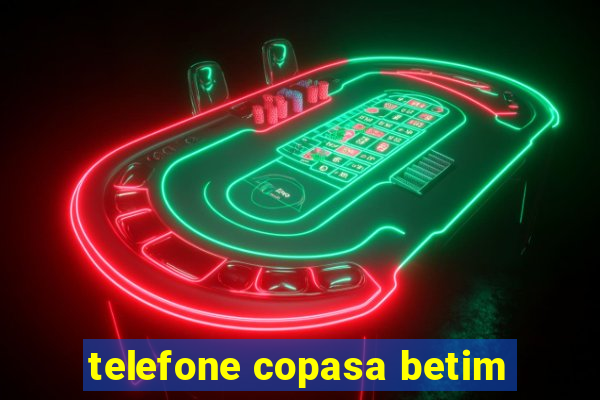 telefone copasa betim