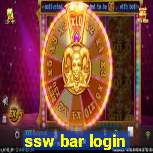 ssw bar login