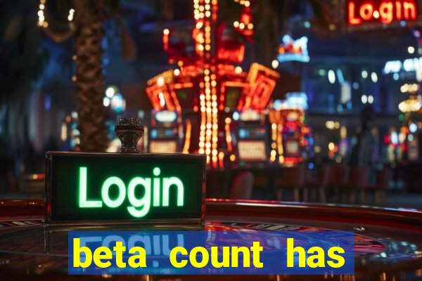 beta count has changed pt br