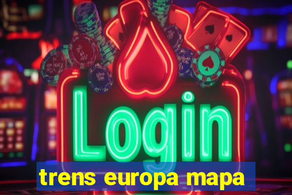 trens europa mapa