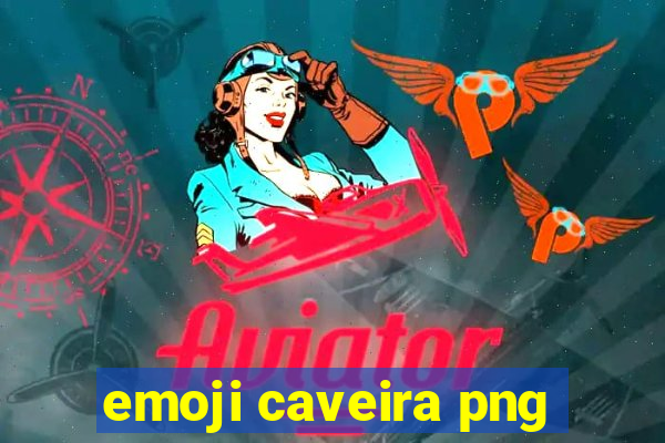 emoji caveira png