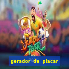 gerador de placar de futebol
