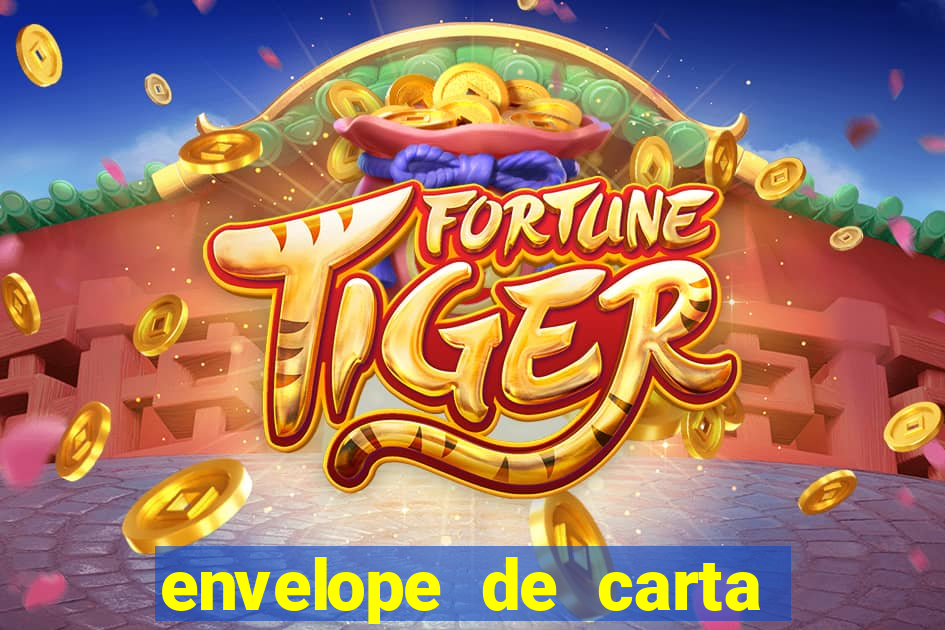 envelope de carta para imprimir