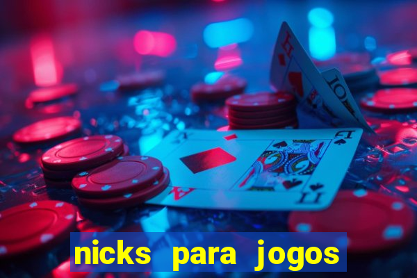 nicks para jogos de tiro