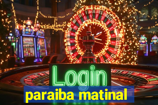 paraiba matinal