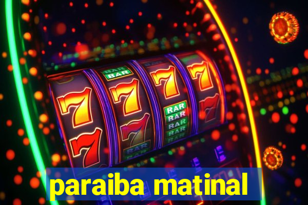 paraiba matinal