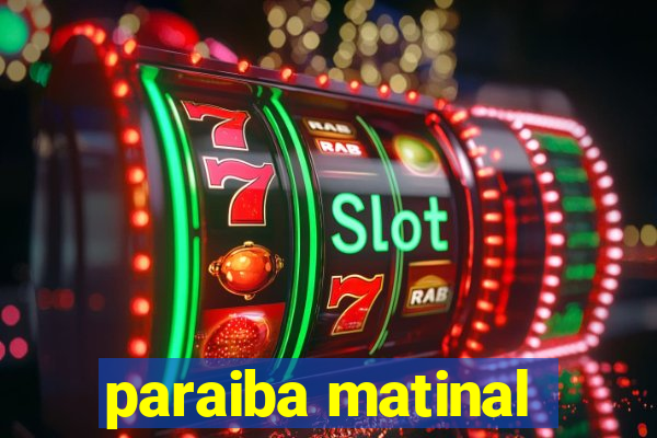 paraiba matinal