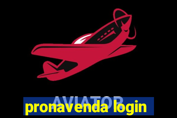pronavenda login