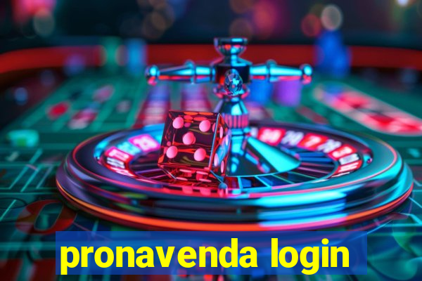 pronavenda login