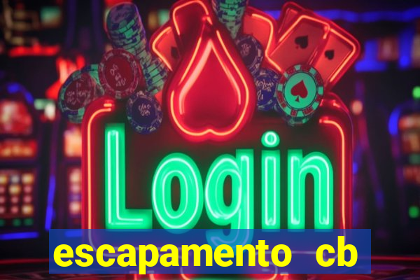 escapamento cb twister 250