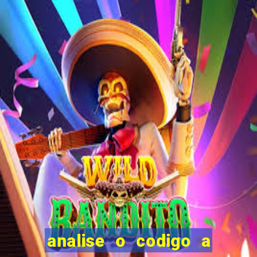 analise o codigo a seguir 1 import javax.swing.joptionpane