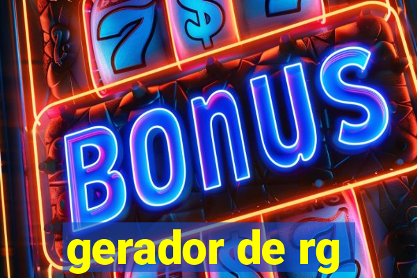 gerador de rg