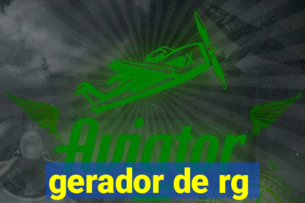 gerador de rg