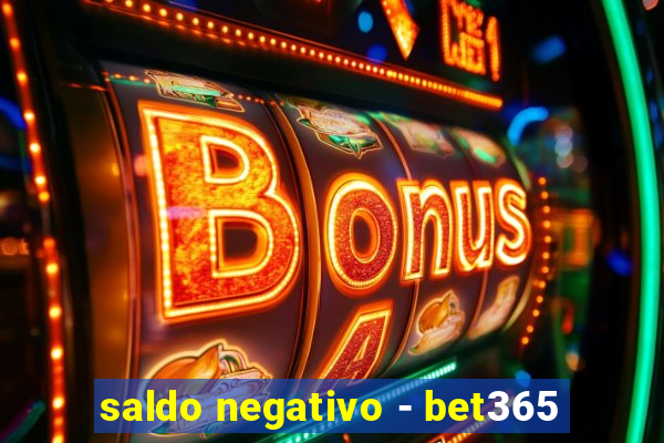 saldo negativo - bet365