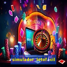 simulador lotofácil só matemática