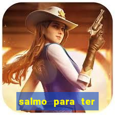 salmo para ter sorte em tudo
