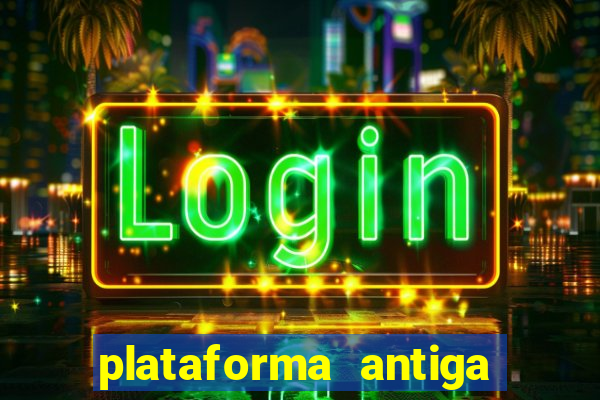 plataforma antiga de jogos