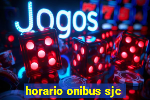 horario onibus sjc