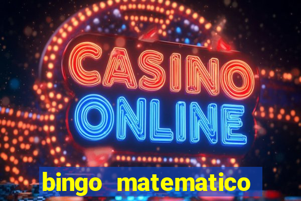 bingo matematico para ensino medio