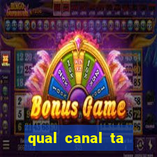 qual canal ta passando o jogo do inter